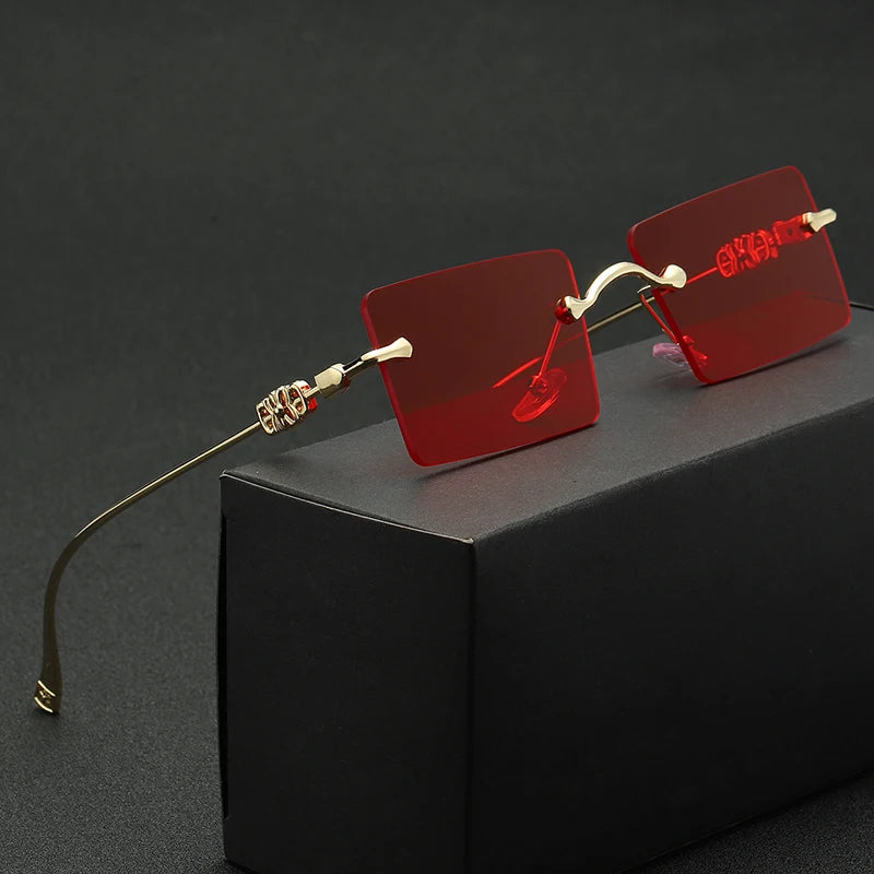 Square Rimless Sunglass