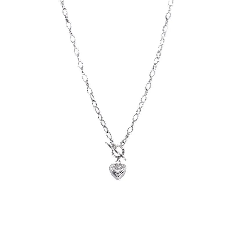 Trendy Elegant Vintage OT Buckle Design Necklace
