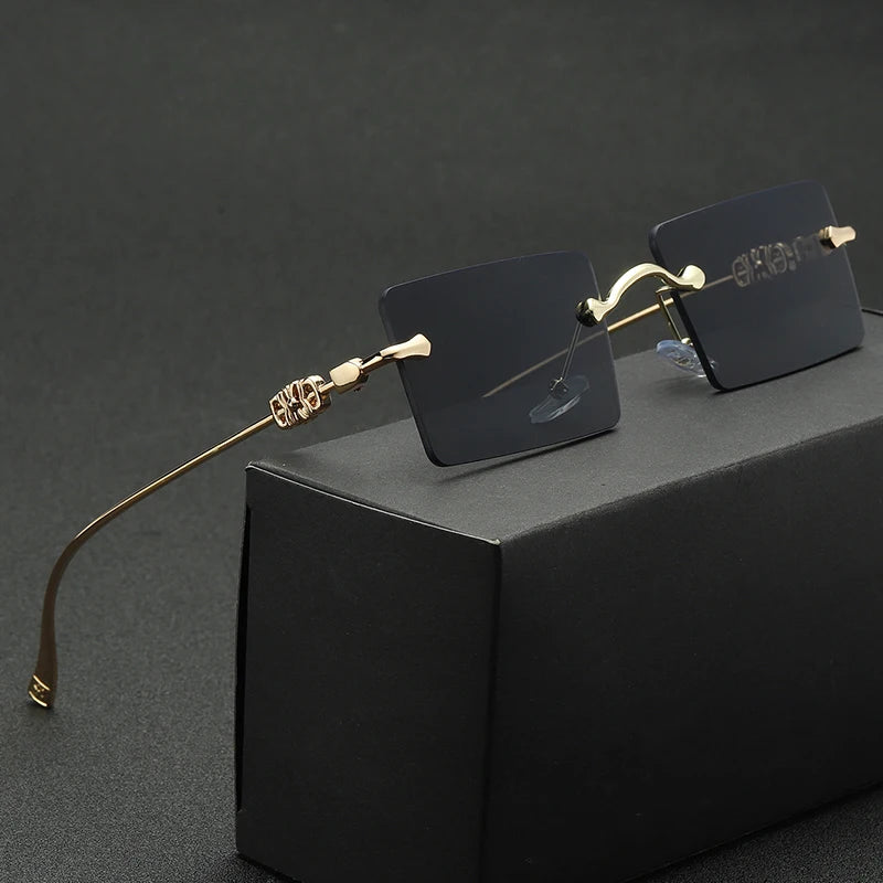 Square Rimless Sunglass