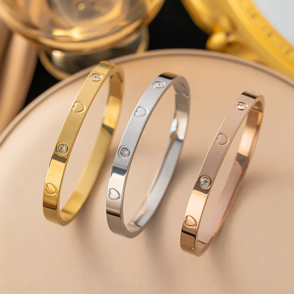 Unisex Minimalist Stainless Steel Bracelet
