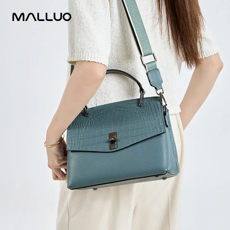 Cowhide Genuine Leather Handbag