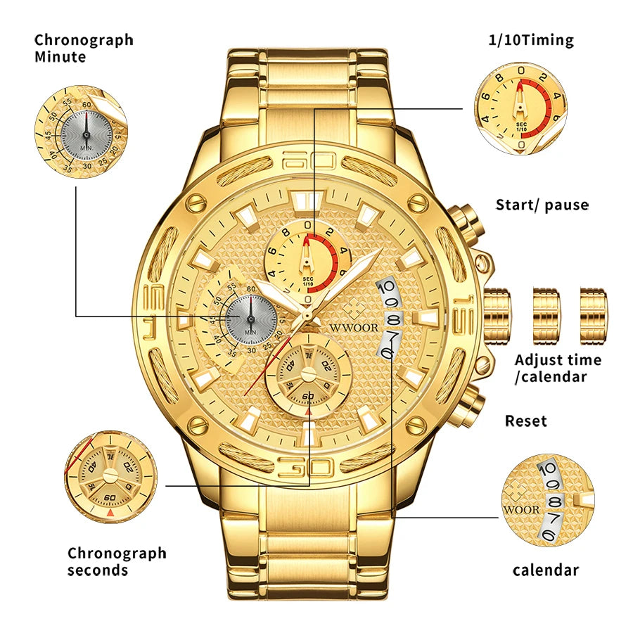 Stainless Steel Quartz Watch