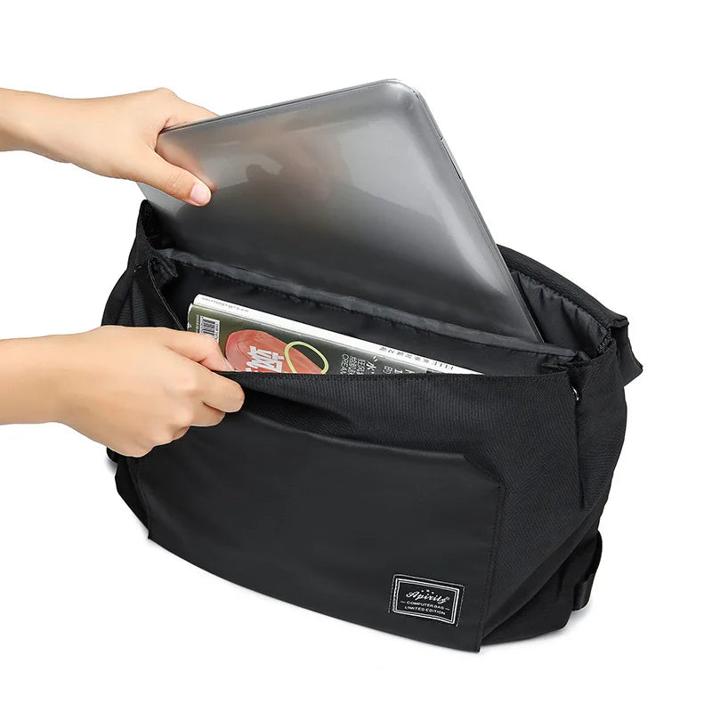 Laptop bag shoulder diagonal cross version