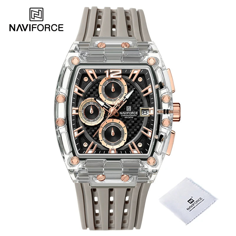 Waterproof Silicone Band Casual Watch