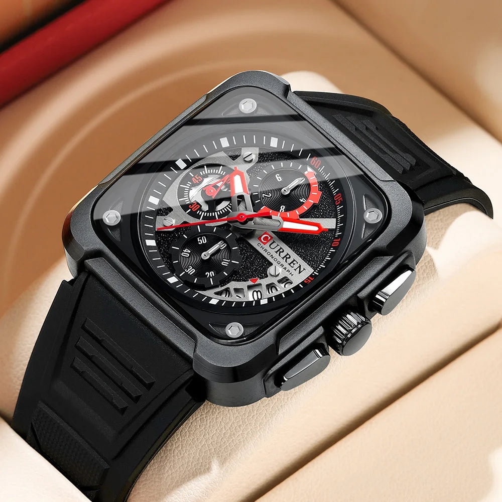 Silicone strap Waterproof Watch