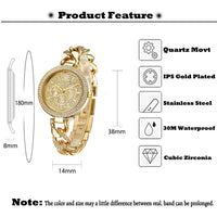 Thumbnail for Quartz Watch Sparkly Bracelet