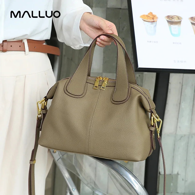 Cow Genuine Leather Tote Bag