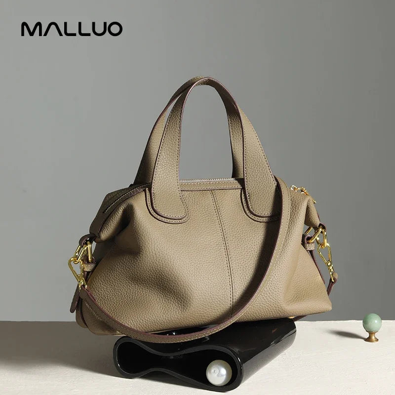 Cow Genuine Leather Tote Bag