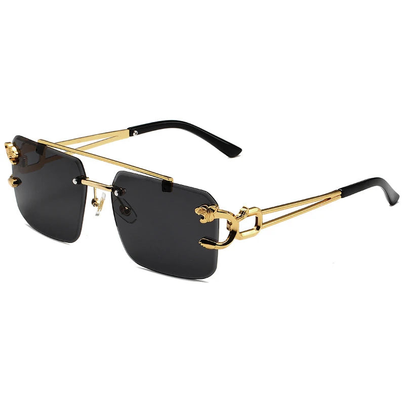 Rimless Rectangle Sunglass