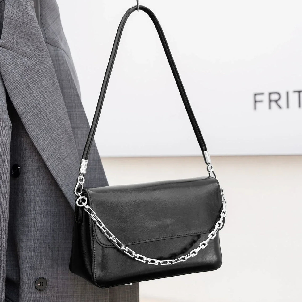 Vintage Cowhide Leather Handbag