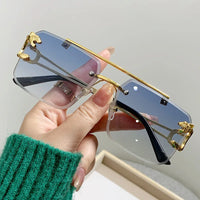 Thumbnail for Rimless Rectangle Sunglass