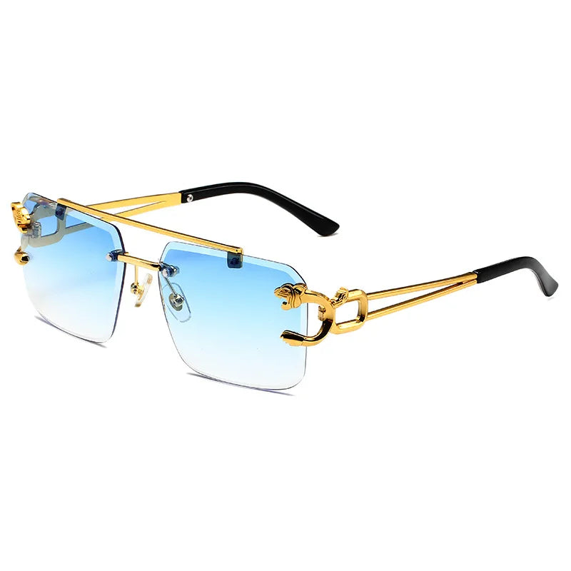Rimless Rectangle Sunglass