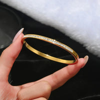 Thumbnail for Stainless steel four-leaf clover lucky bracelet