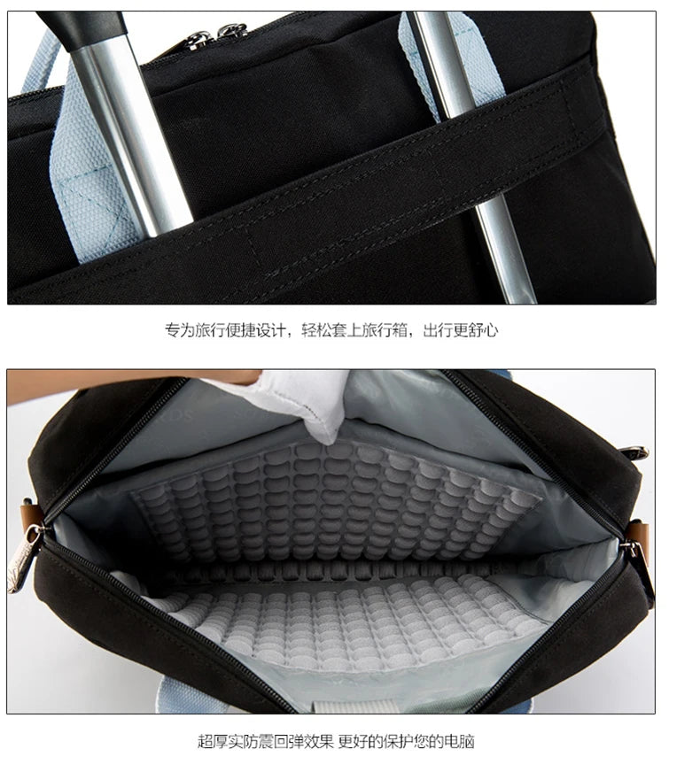 Portable diagonal shoulder bag