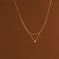Thumbnail for Stainless Steel Exquisite Single Zircon Pendant