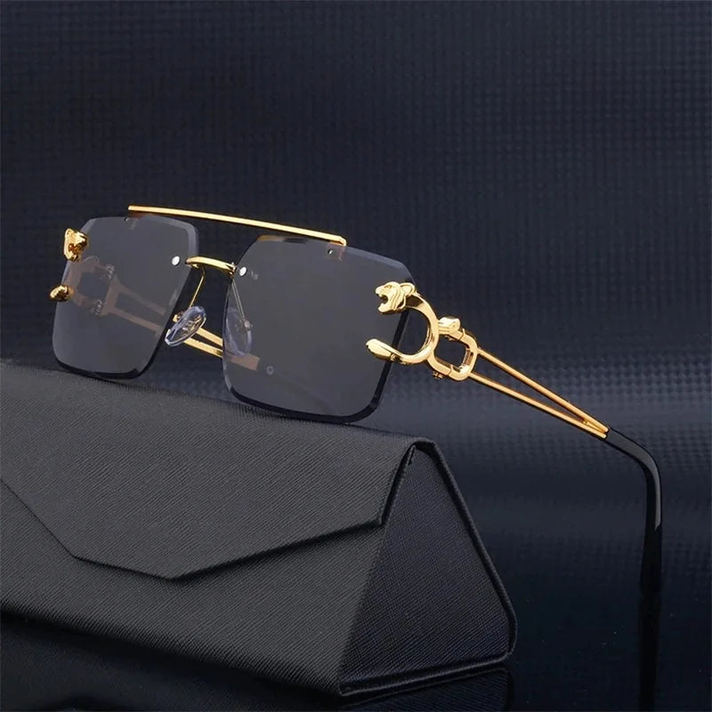 Rimless Rectangle Sunglass