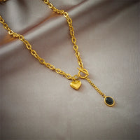 Thumbnail for Stainless Steel Gold Color Heart Pendant