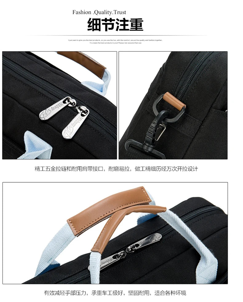 Portable diagonal shoulder bag