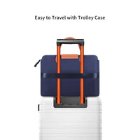 Thumbnail for Spliced contrasting color laptop bag