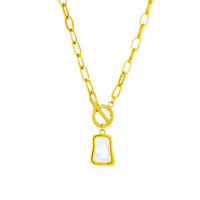 Thumbnail for Stainless Steel Geometric Trapezoidal Necklace