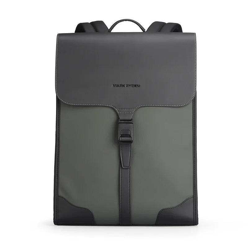 Magnetic buckle laptop backpack