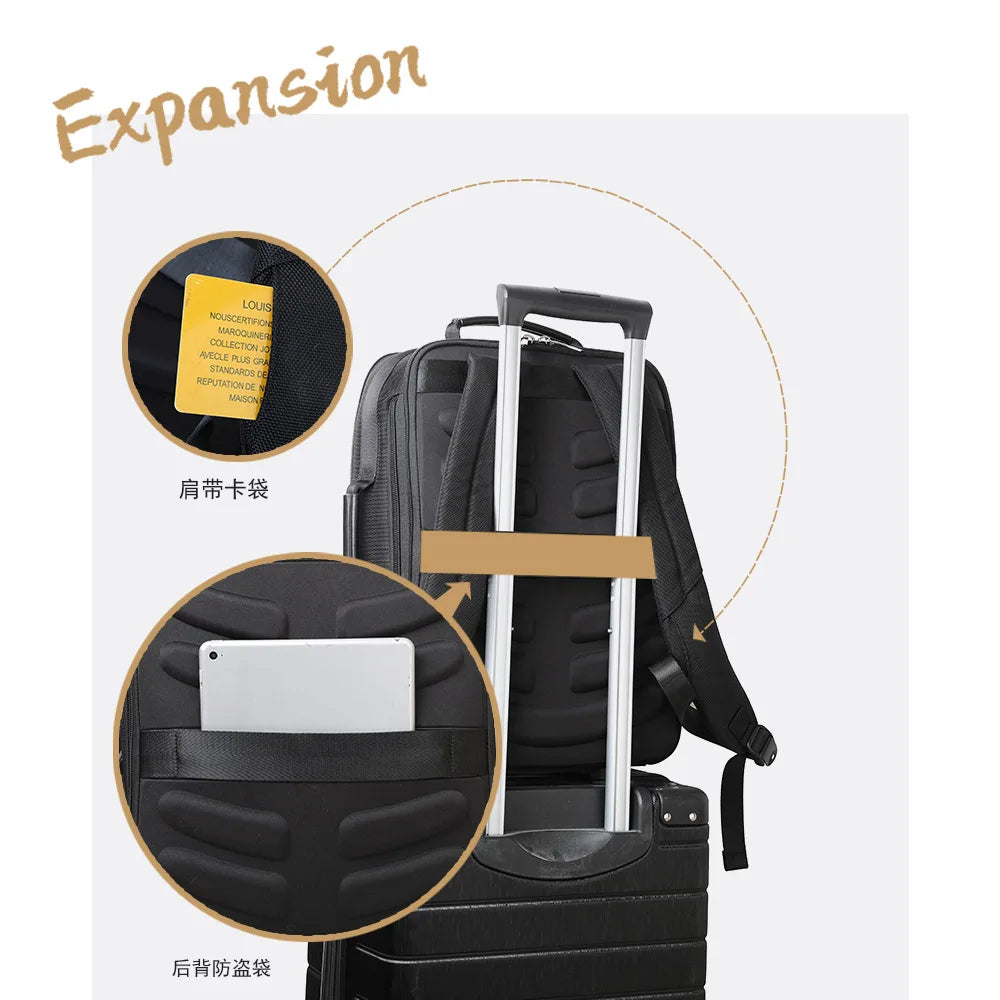 Computer backpack with large capacity